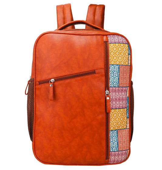 Kyoto - The Timeless Beauty: Vegan Leather Backpack - Multicolor