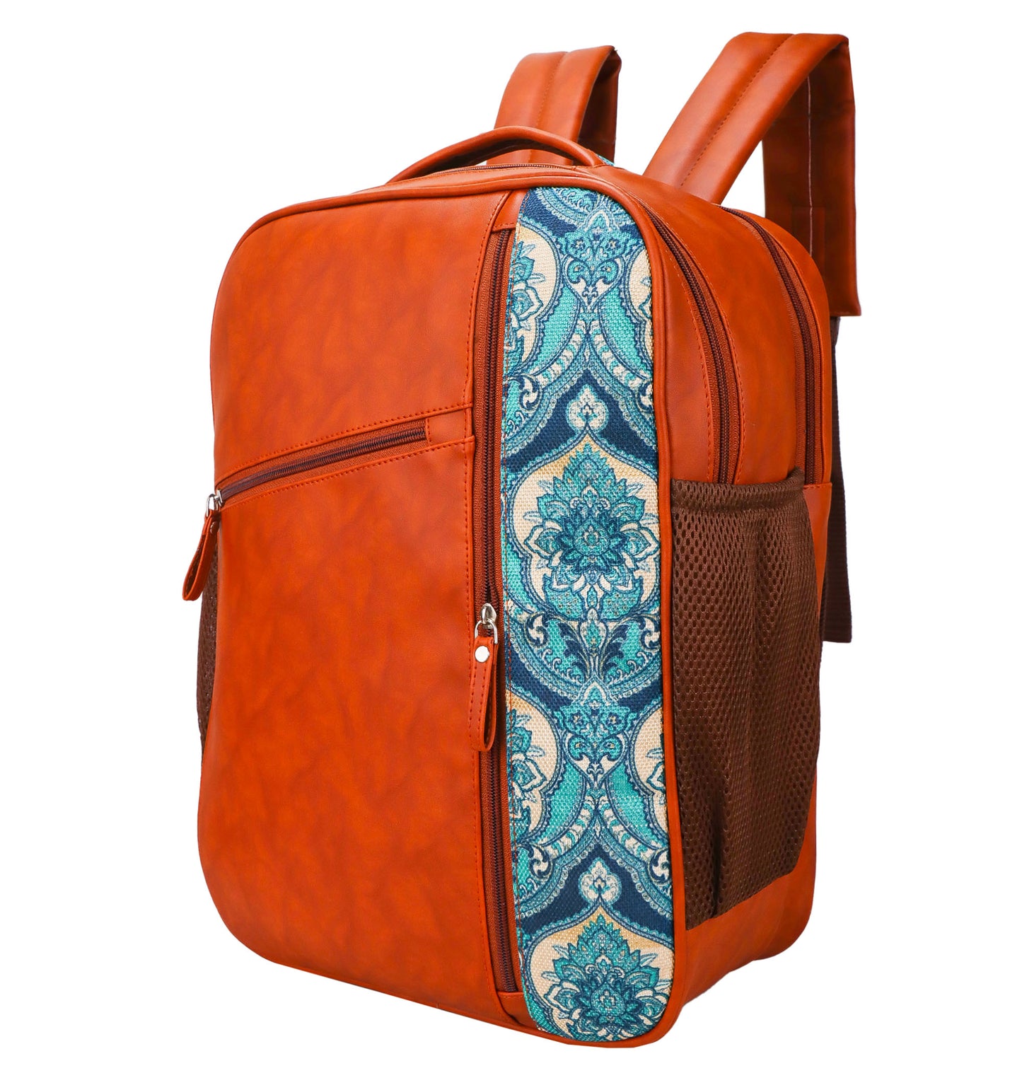 Kyoto - The Timeless Beauty: Vegan Leather Backpack - Sky Blue