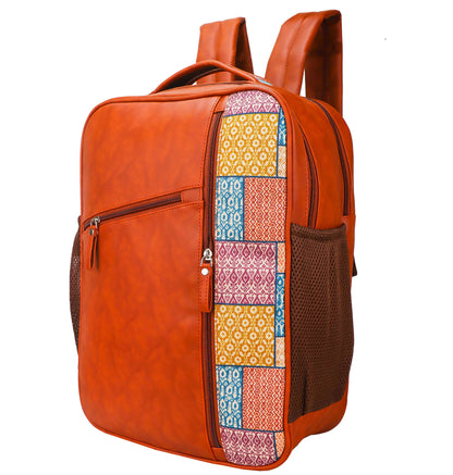 Kyoto - The Timeless Beauty: Vegan Leather Backpack - Multicolor