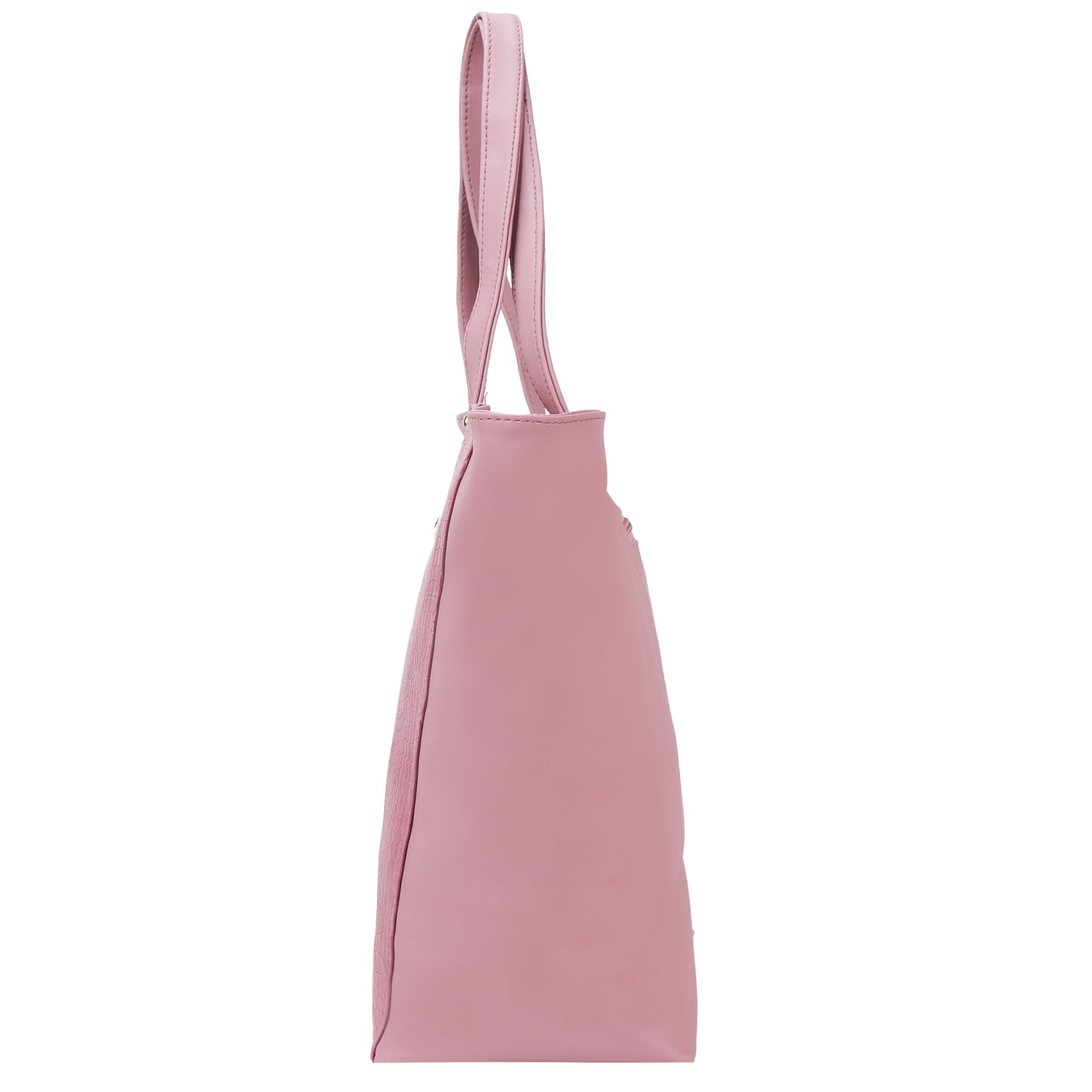 Althea Vegan Leather Formal Tote Bag - Pink