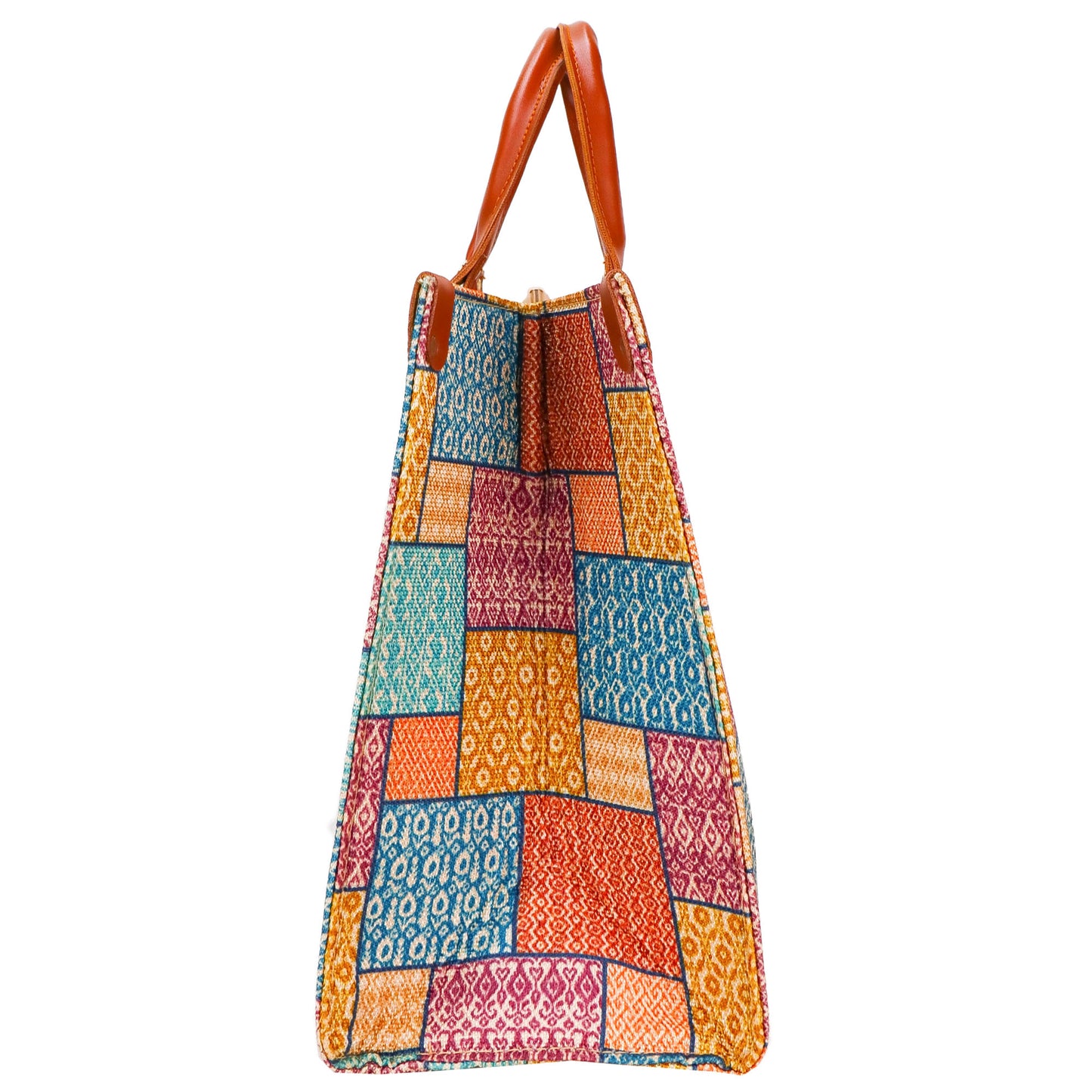 Gardinia Floral Canvas and Hand Bag - Multicolor