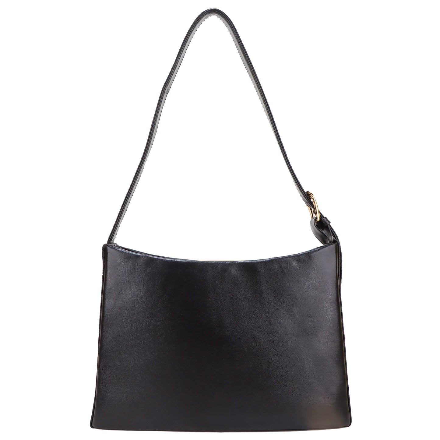 Cressida Vegan Leather Shoulder Handbag - Black