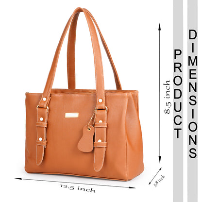 Amara The Gorgeous Purse Handbag - Tan