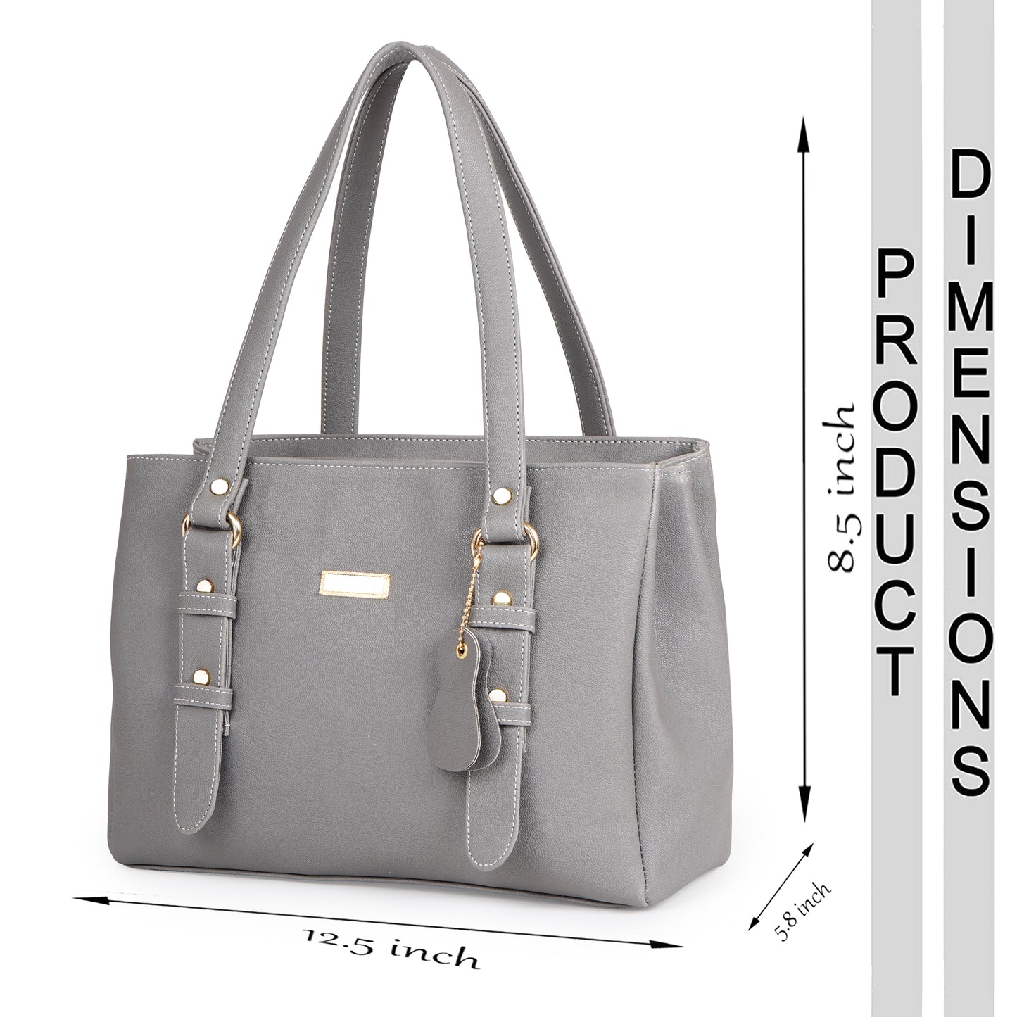 Amara The Gorgeous Purse Handbag - Grey