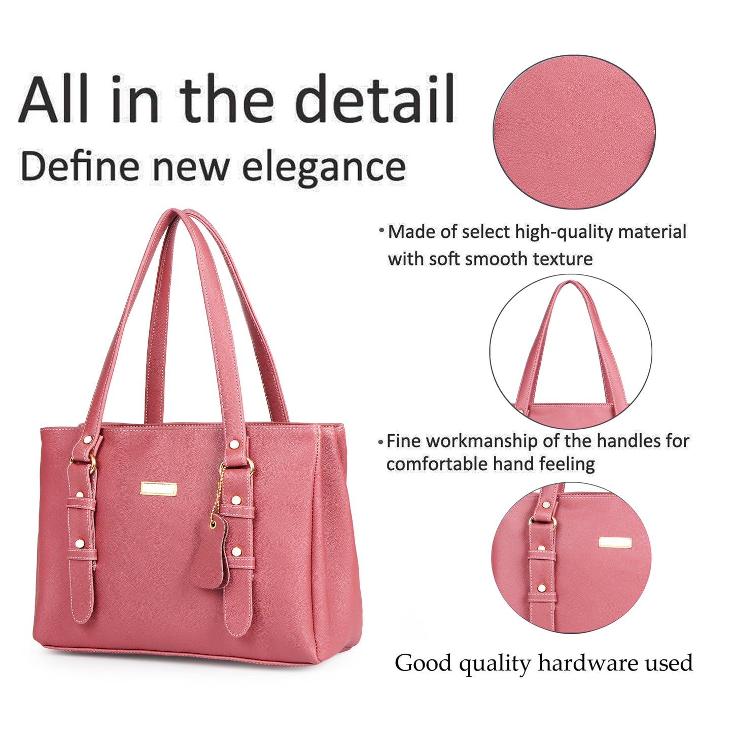 Amara The Gorgeous Purse Handbag - Pink