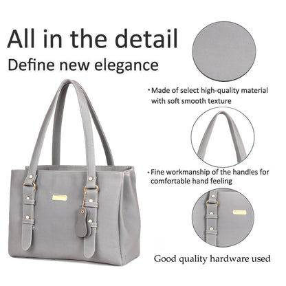 Amara The Gorgeous Purse Handbag - Grey