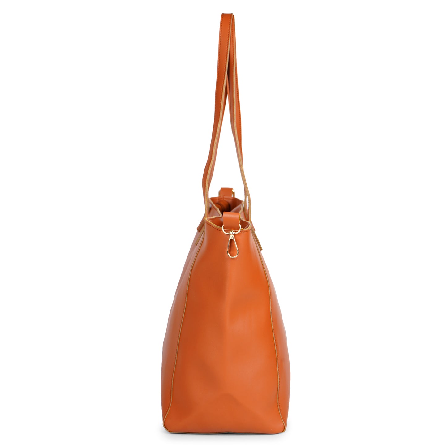 Aliza Luna Elegance Vegan Leather Tote Bag - Tan