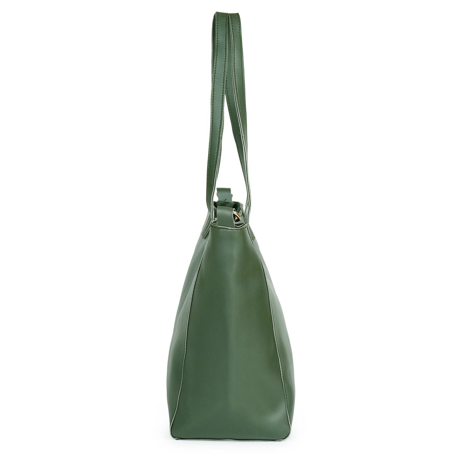 Aliza Luna Elegance Vegan Leather Tote Bag - Green