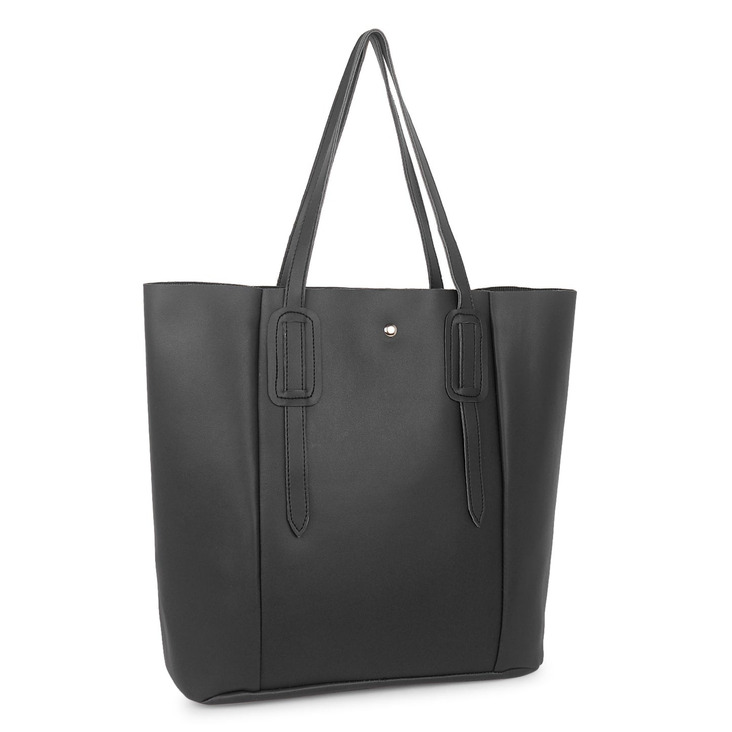 Aliza Vespera Tote Bag with Double Shoulder Handle - Black