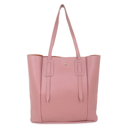 Aliza Vespera Tote Bag with Double Shoulder Handle - Pink