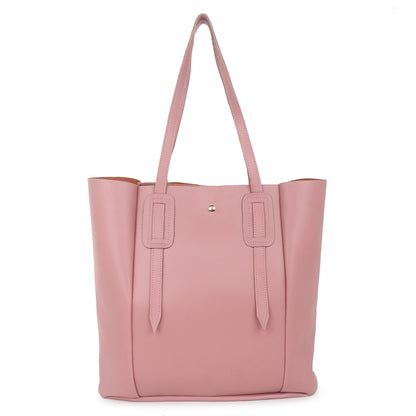 Aliza Vespera Tote Bag with Double Shoulder Handle - Pink