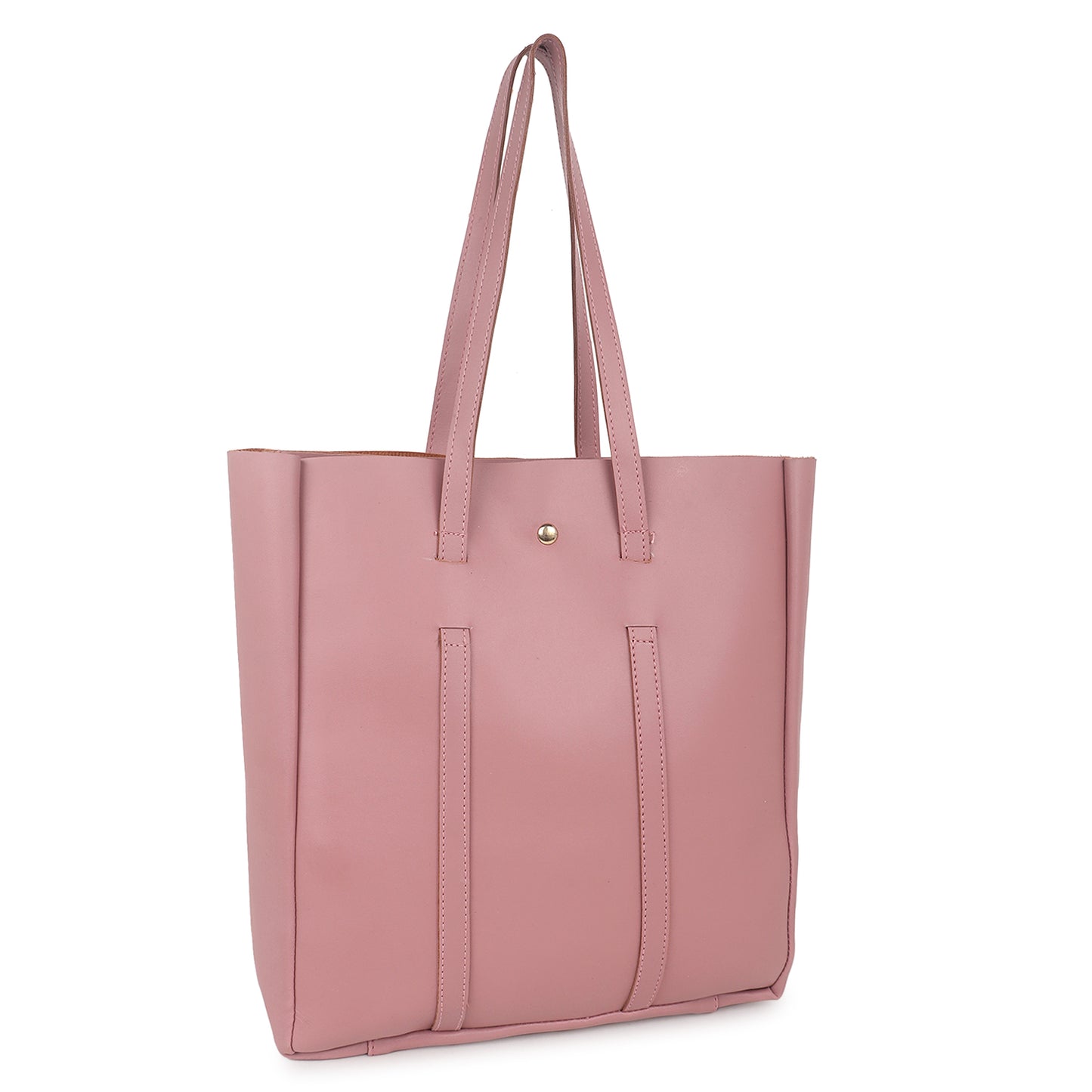 Aliza Stella Tote Bag with Double Shoulder Handle - Pink